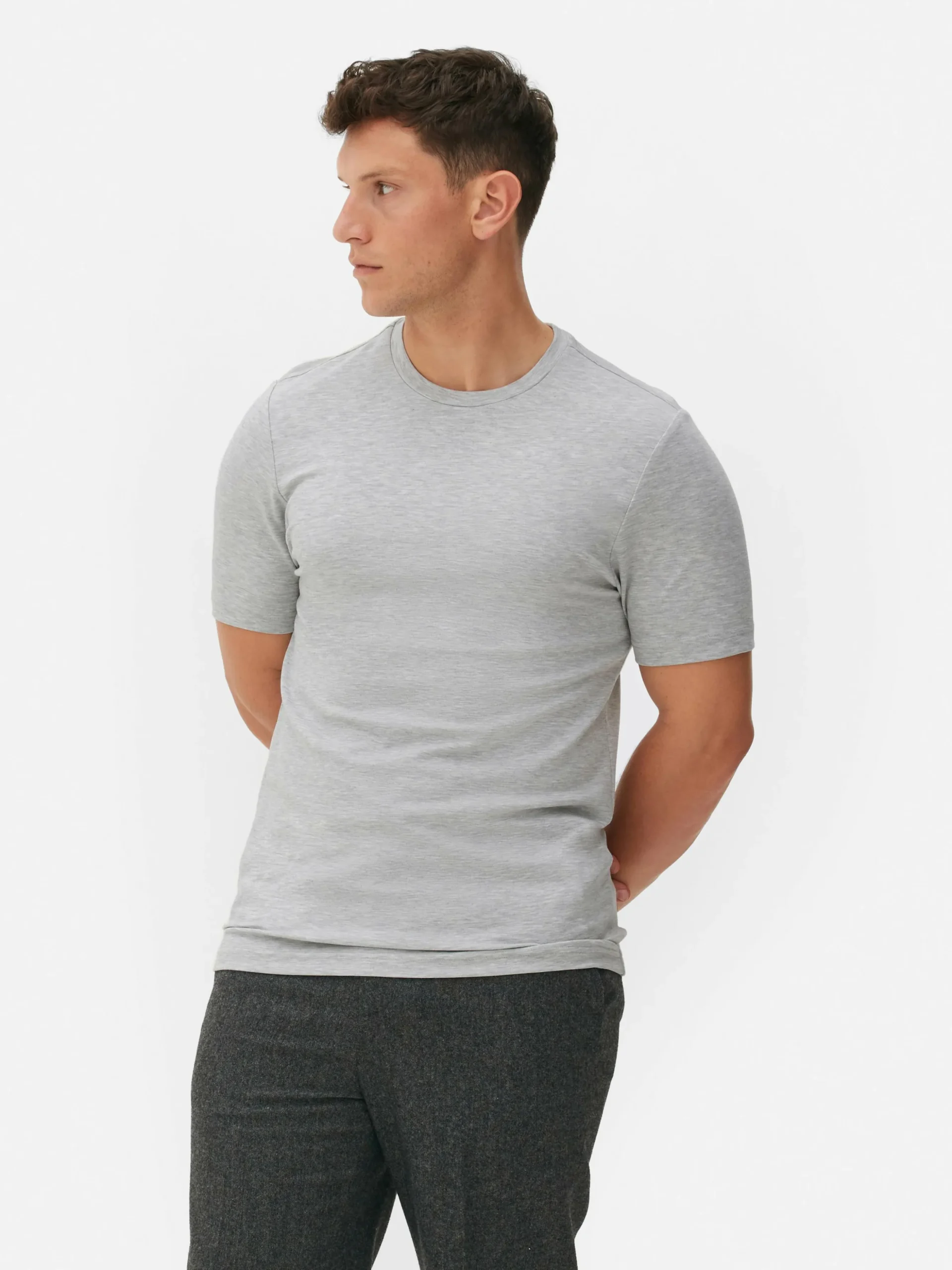 Camiseta De Cuello Redondo Estampada De Kem