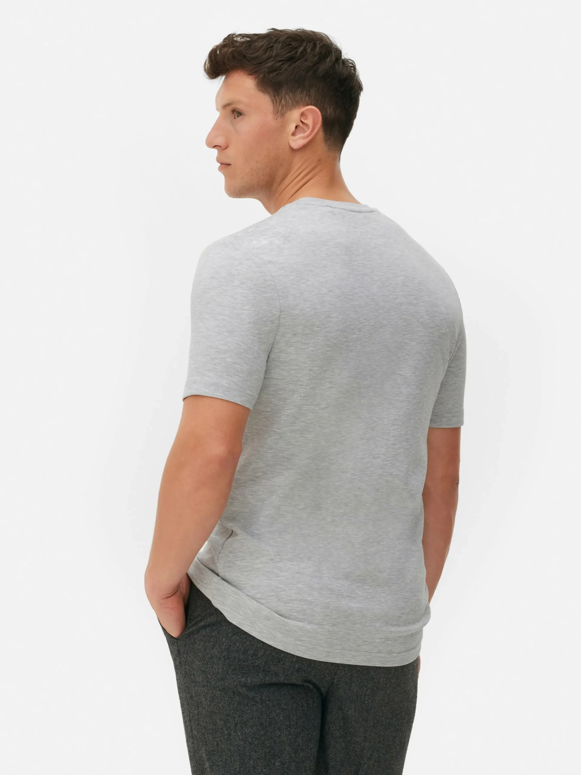 Camiseta De Cuello Redondo Estampada De Kem