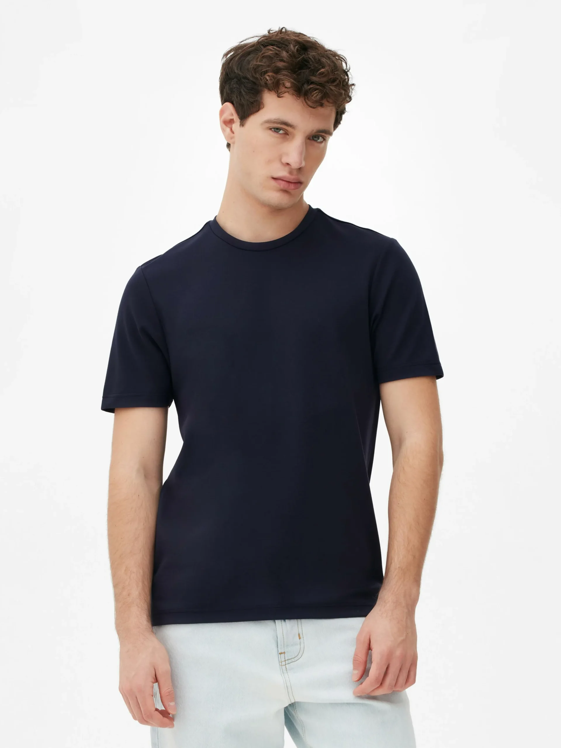 Camiseta De Cuello Redondo Estampada De Kem