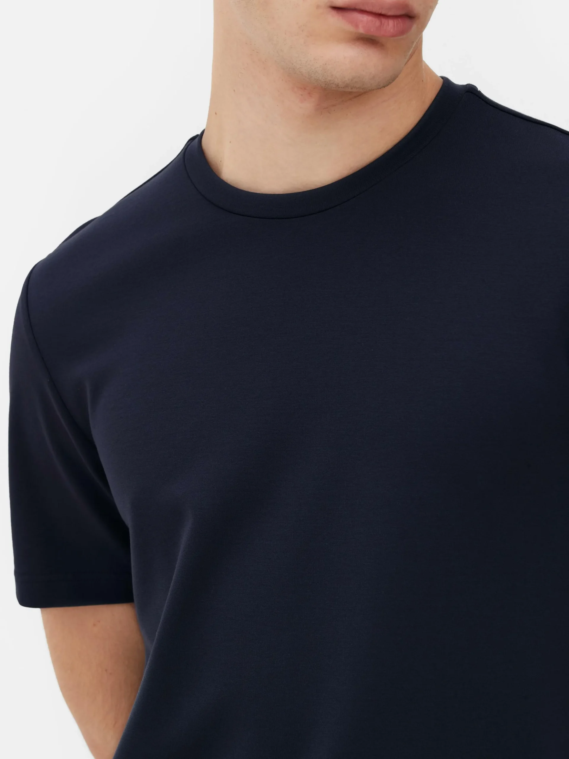 Camiseta De Cuello Redondo Estampada De Kem