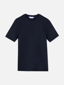 Camiseta De Cuello Redondo Estampada De Kem