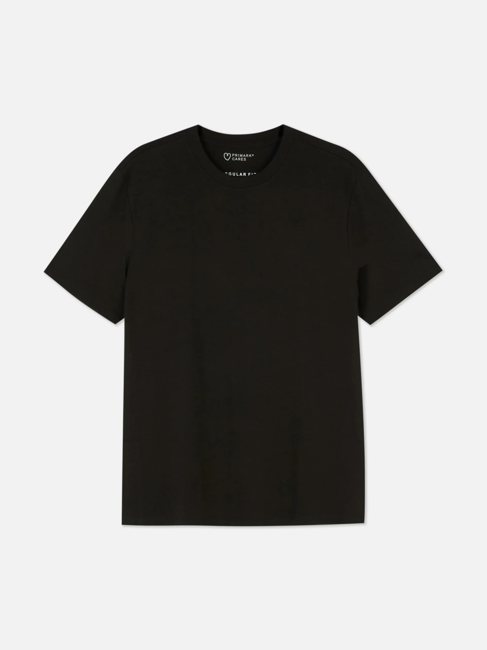 Camiseta De Cuello Redondo Y Corte Recto