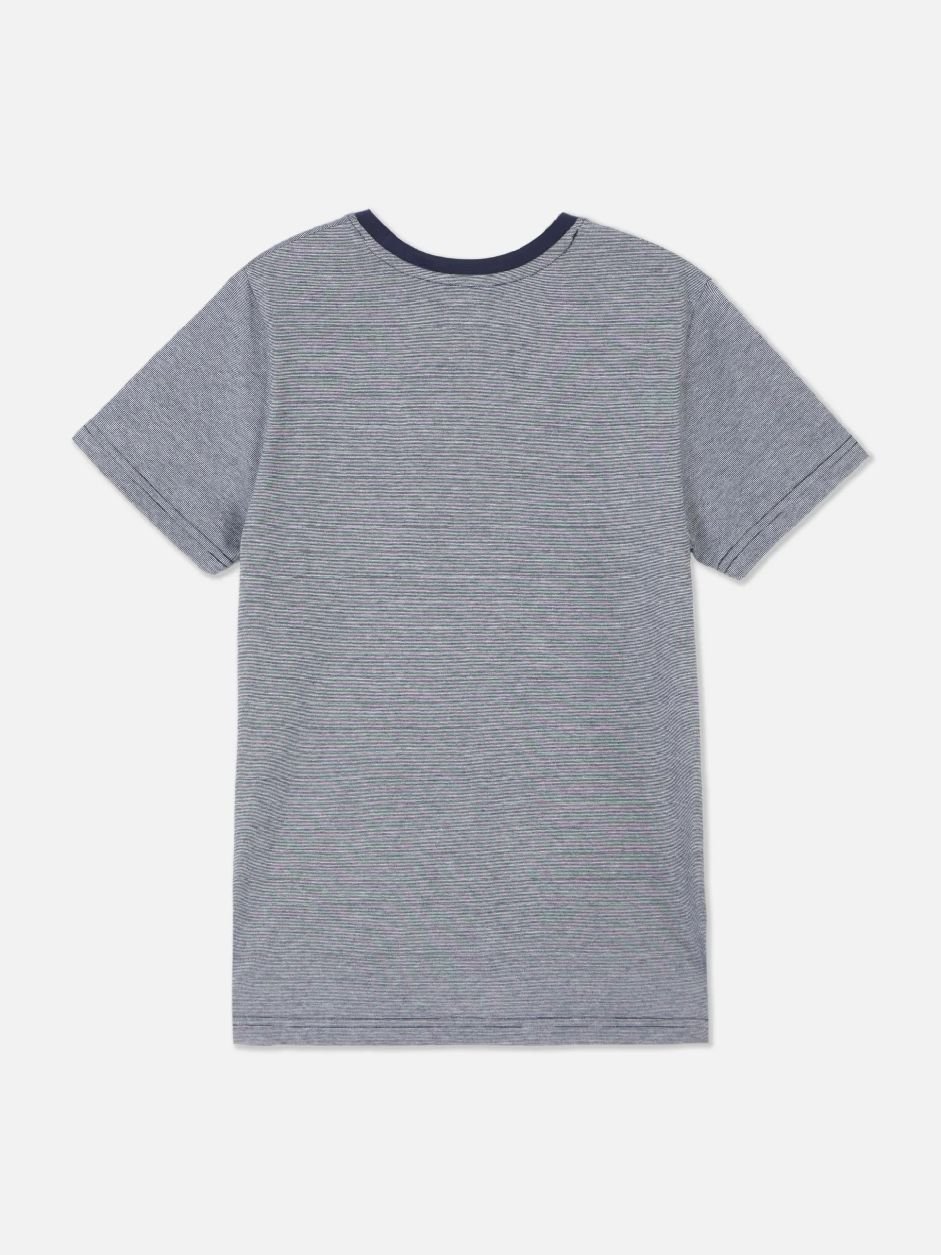 Camiseta De Manga Corta Con Raya Diplomática