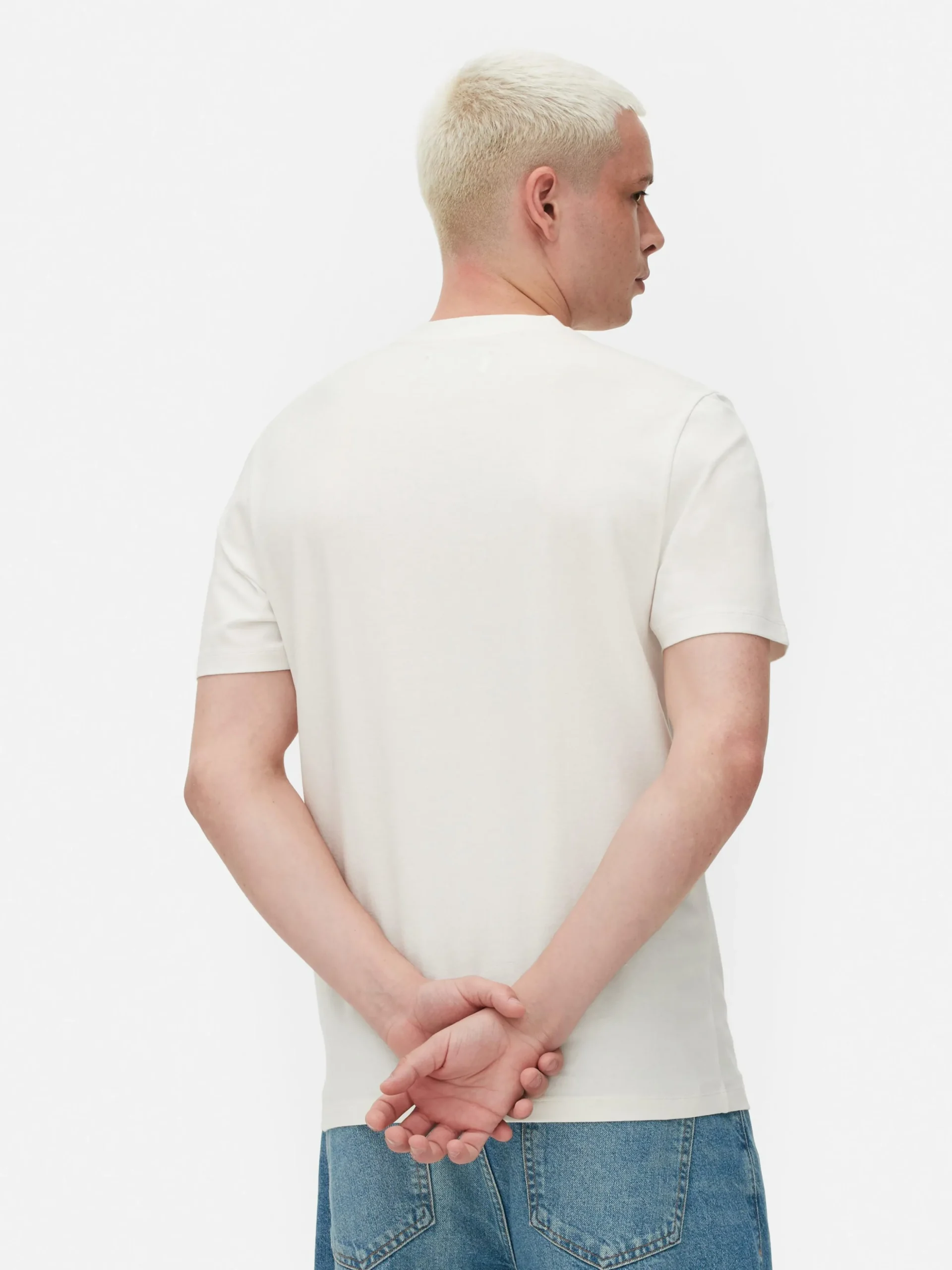 Camiseta De Manga Corta Y Corte Entallado