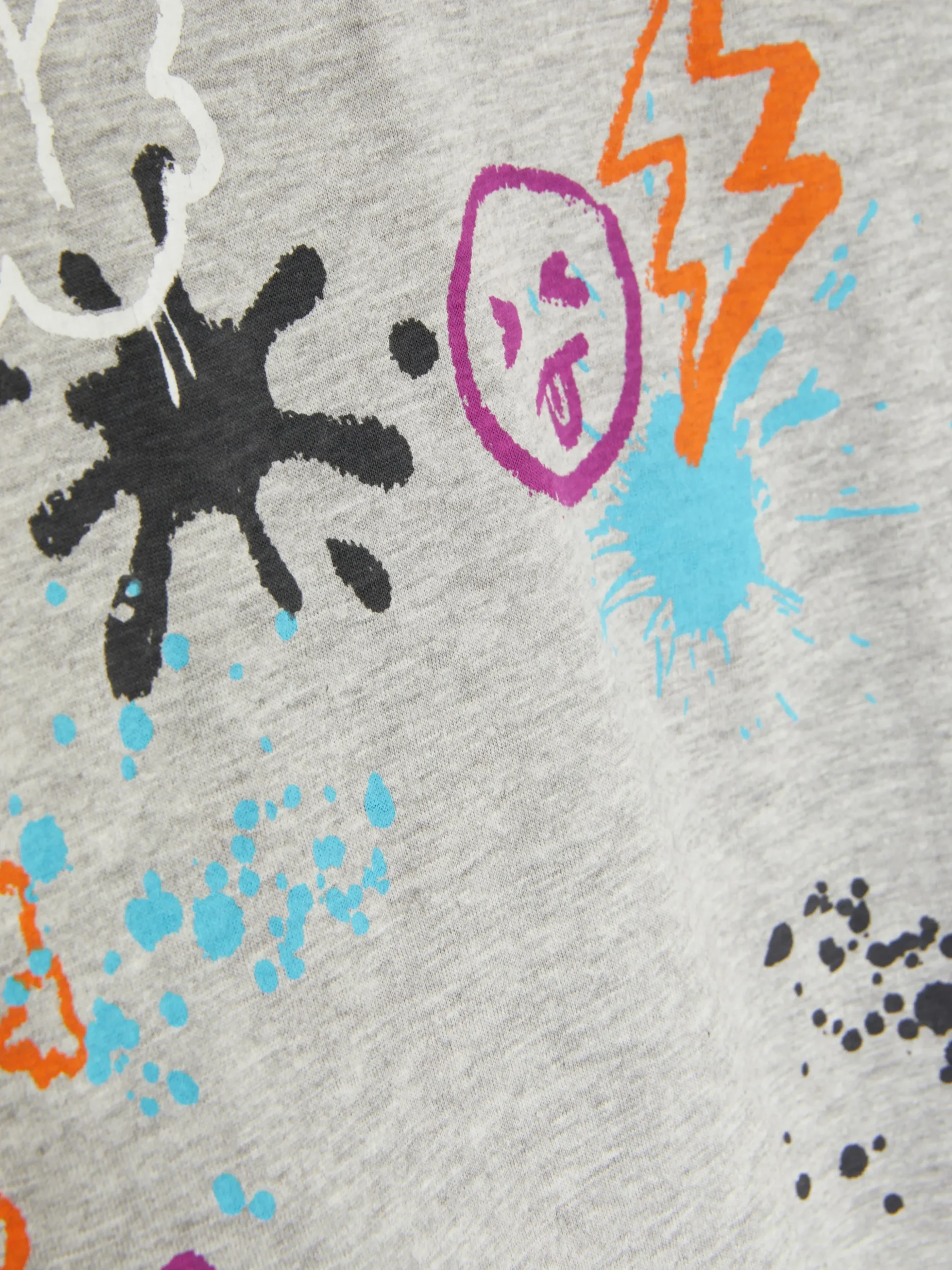 Camiseta De Manga Larga Con Estampado Gráfico