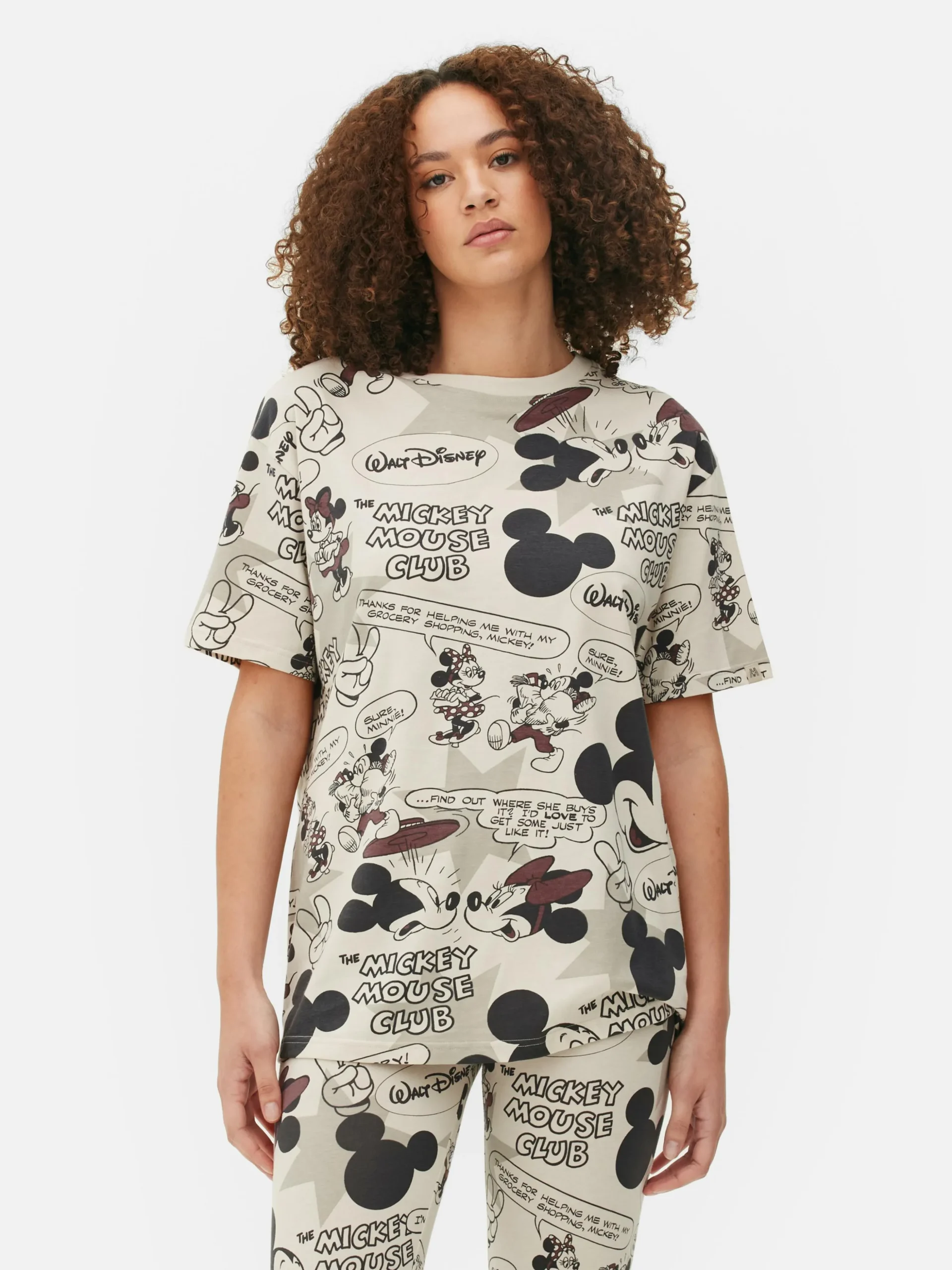Camiseta De Pijama De Mickey Mouse De Disney