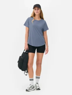 Camiseta Deportiva De Cuello Redondo