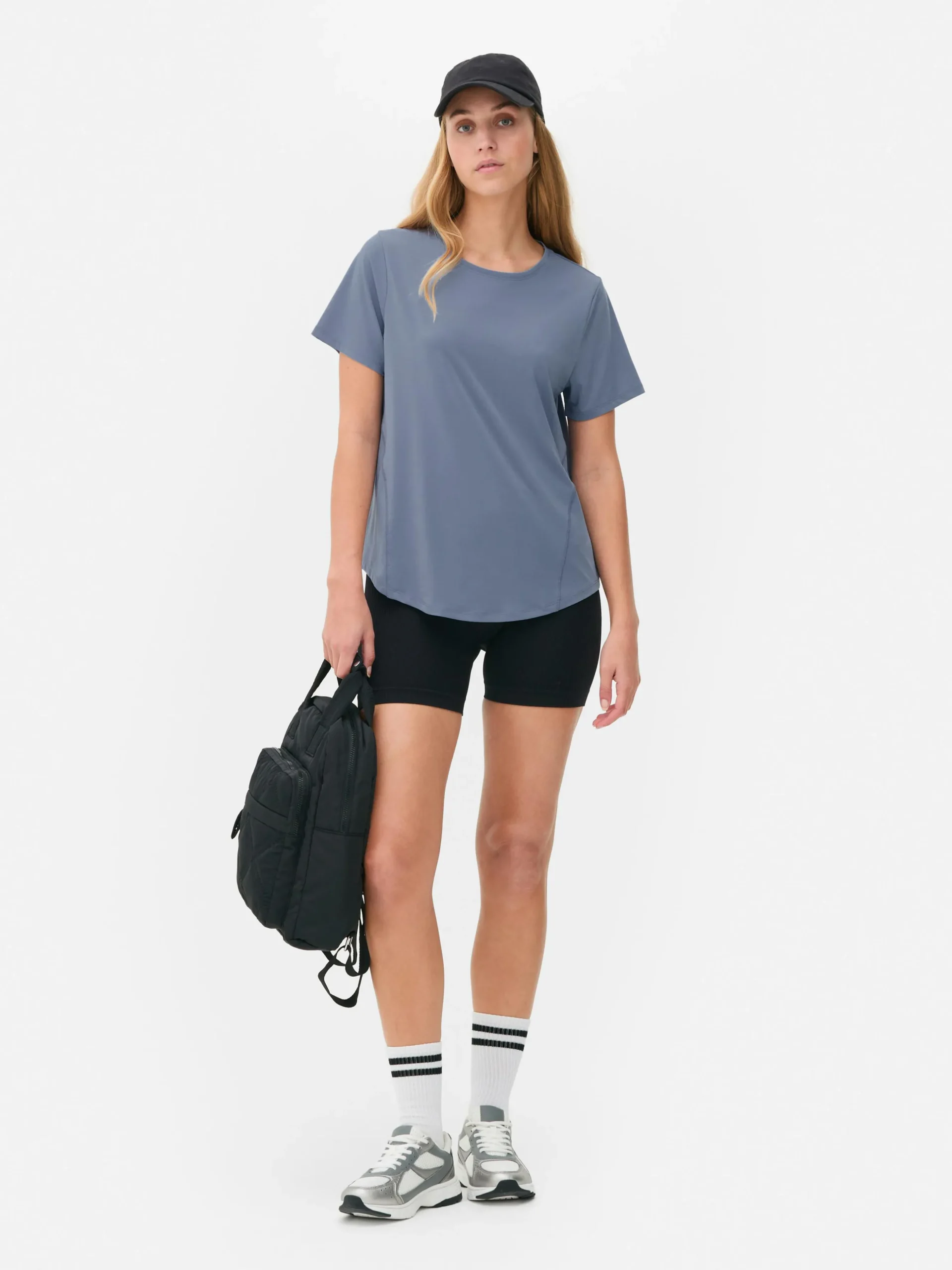 Camiseta Deportiva De Cuello Redondo