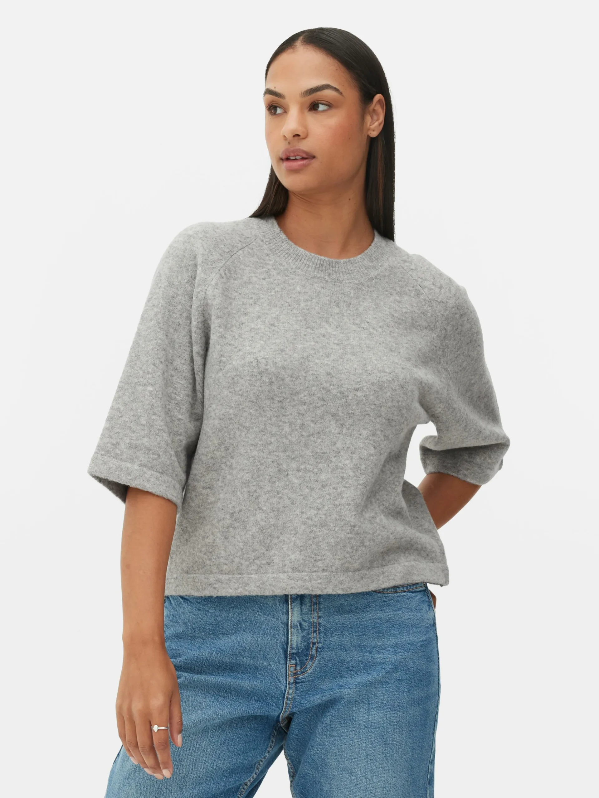 Camiseta De Punto Y Corte Cuadrado