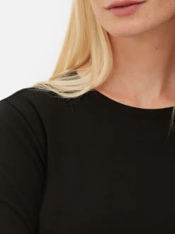 Camiseta Elástica De Manga Larga