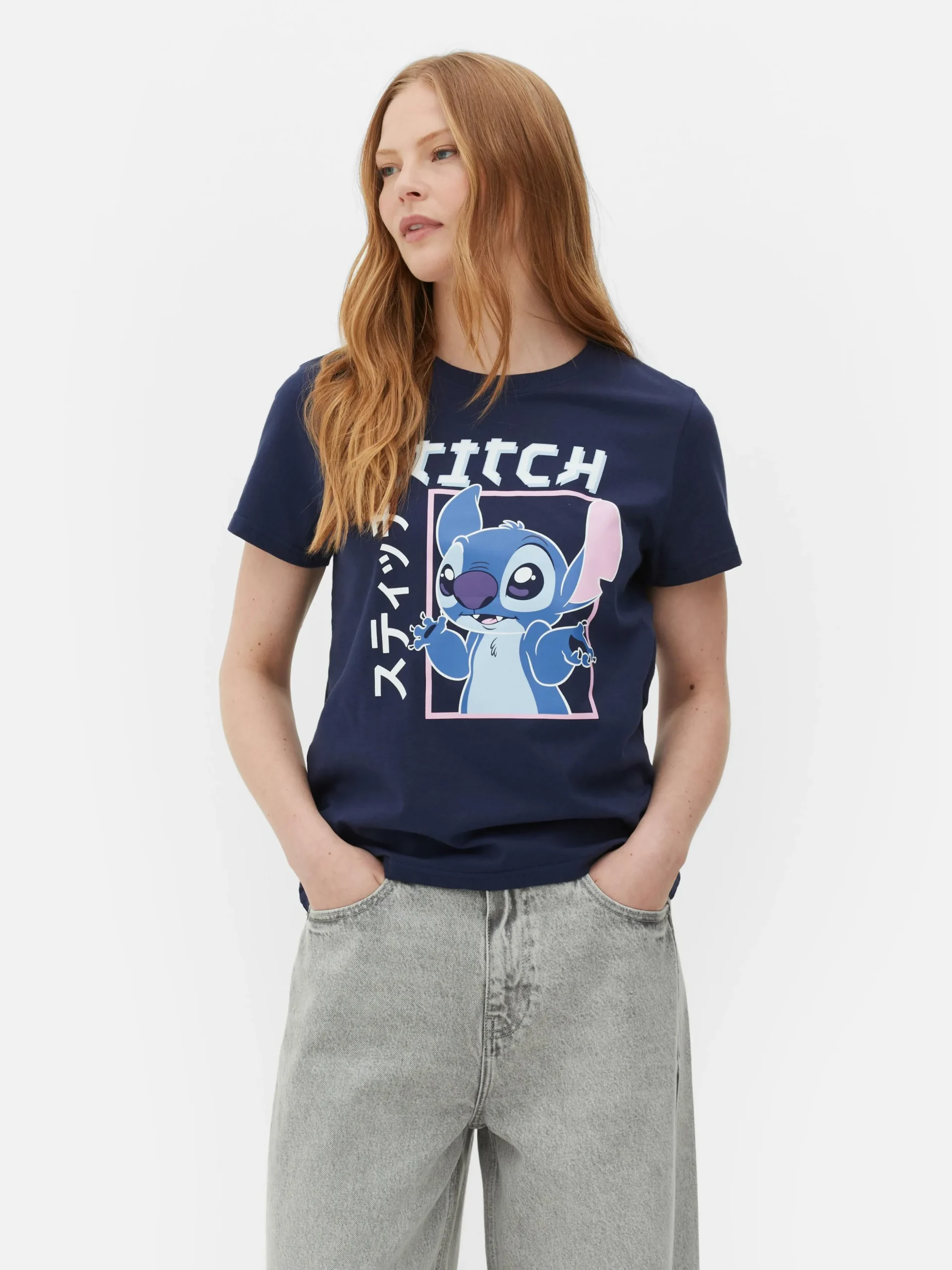 Camiseta Estilo Manga De Lilo Y Stitch De Disney