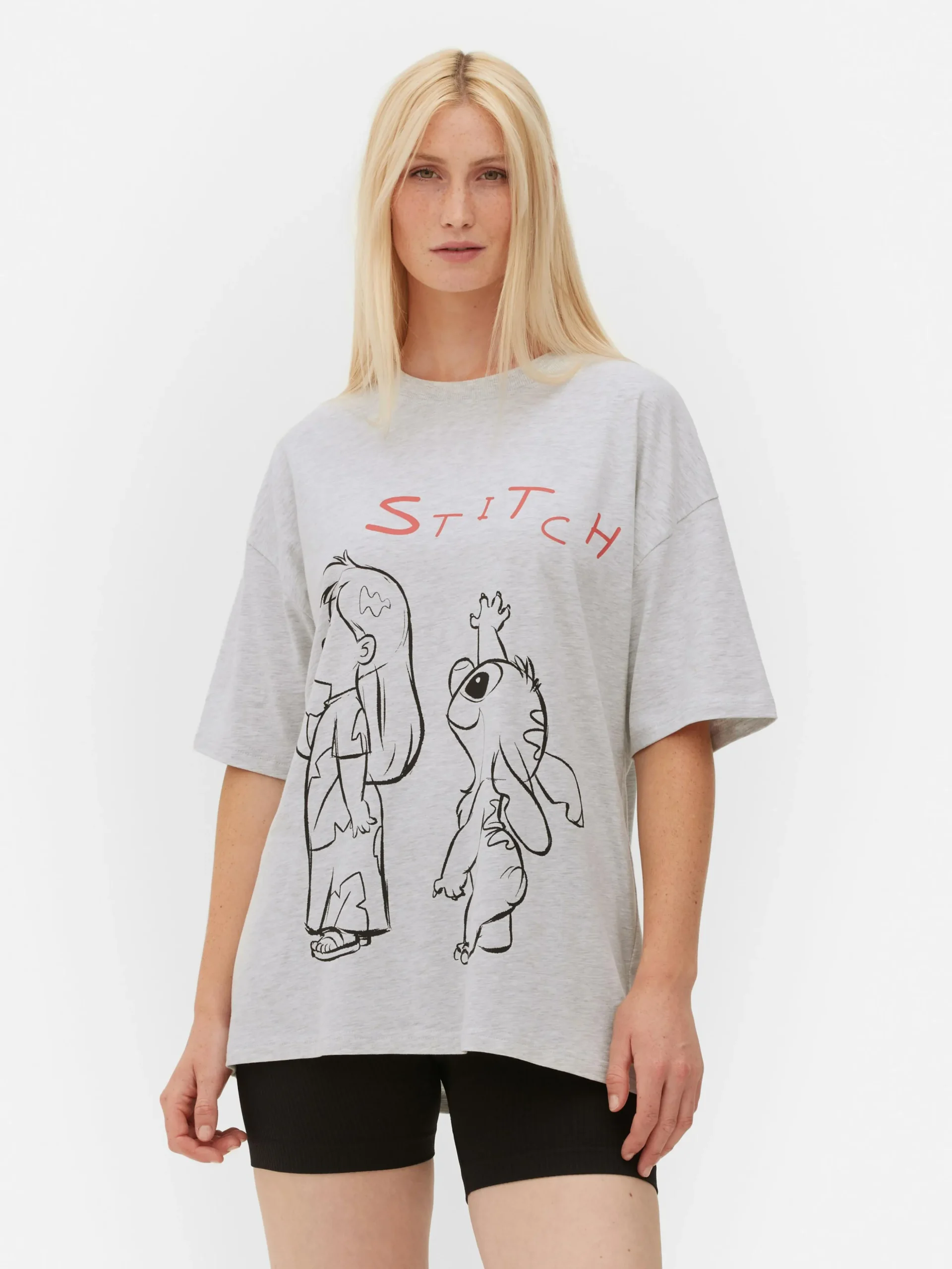 Camiseta Extragrande De Stitch De Disney