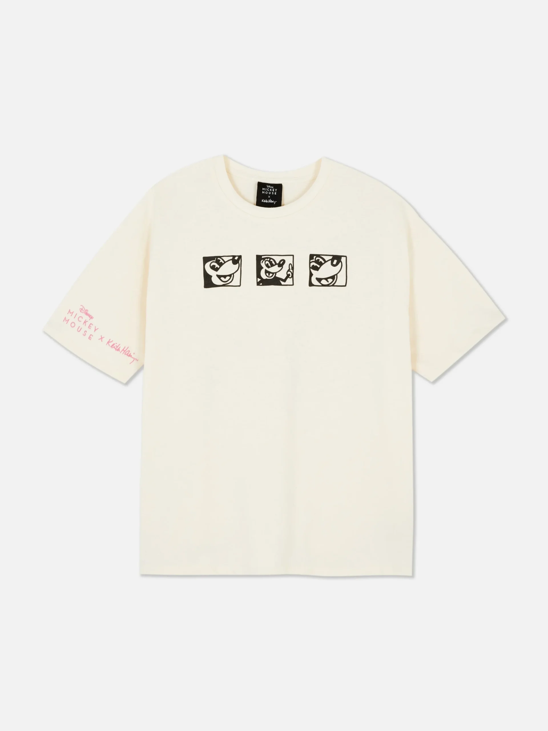 Camiseta Extragrande Mickey Mouse X Keith Haring