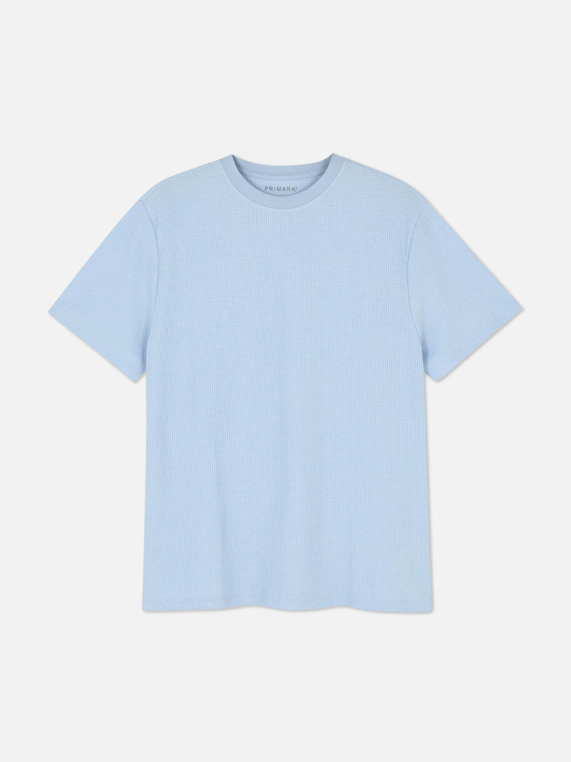 Camiseta Gofrada De Cuello Redondo