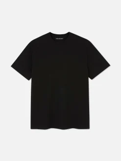 Camiseta Gofrada De Cuello Redondo