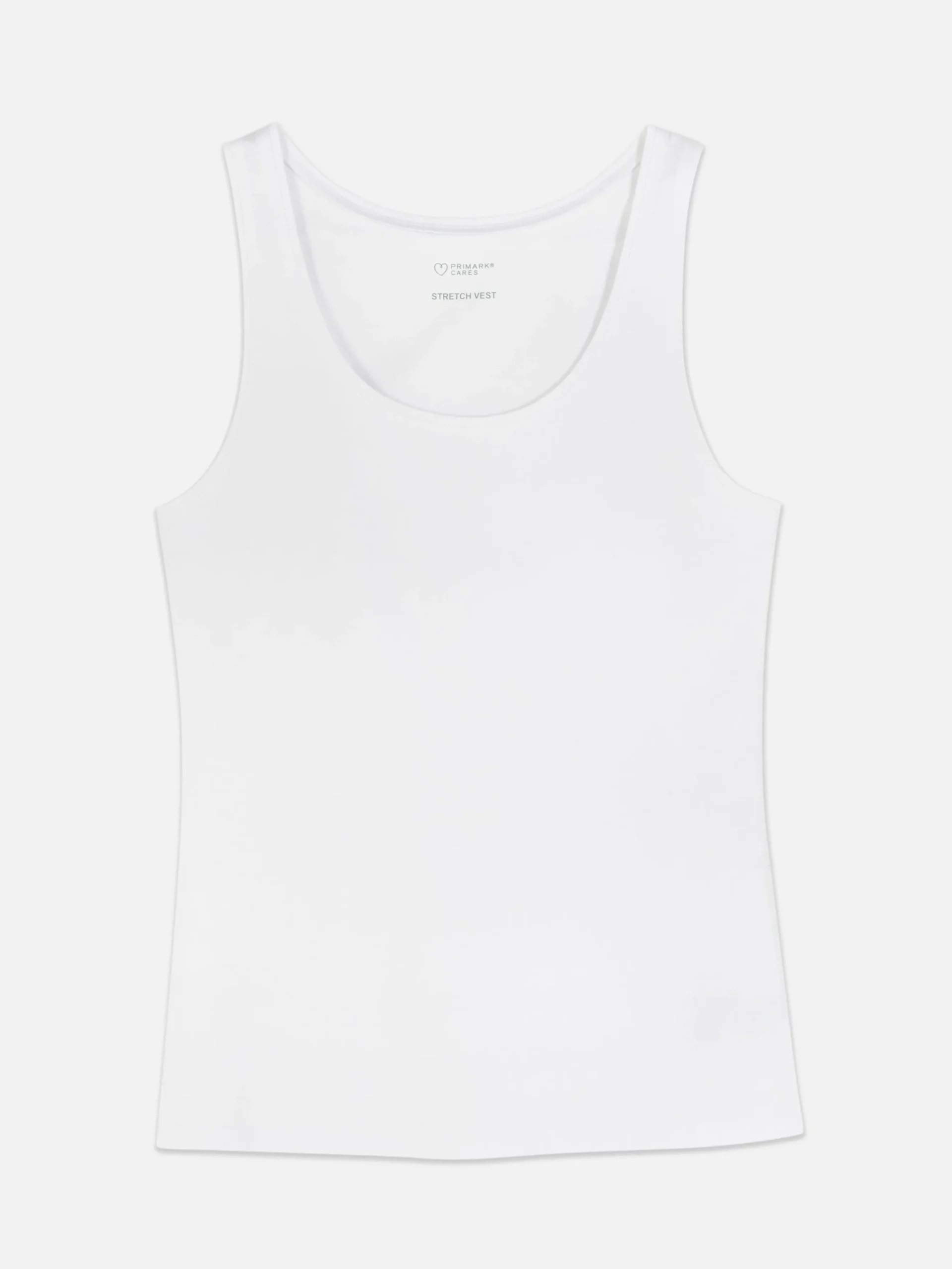 Camiseta Sin Mangas Elástica De Cuello Redondo