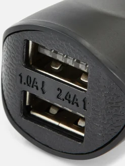 Cargador USB Doble Para Coche