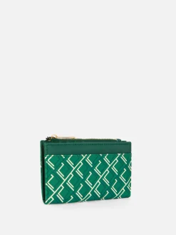 Cartera Con Cremallera Y Monograma