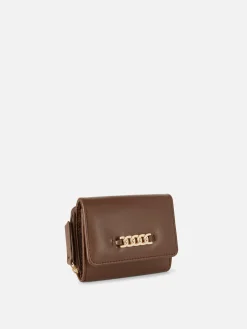 Cartera Mediana Con Detalle De Cadena