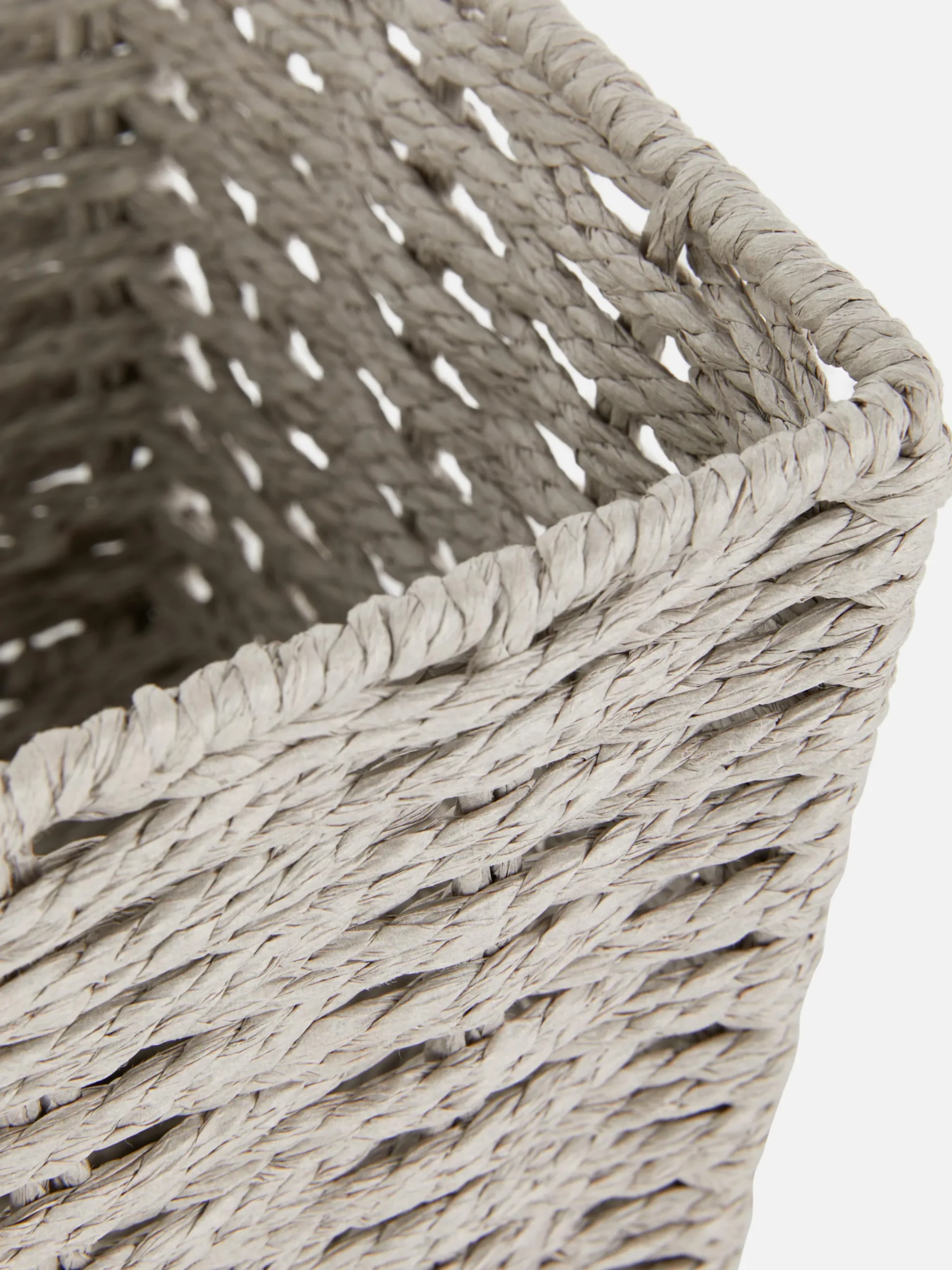 Cesta De Almacenaje De Cuerda De Papel