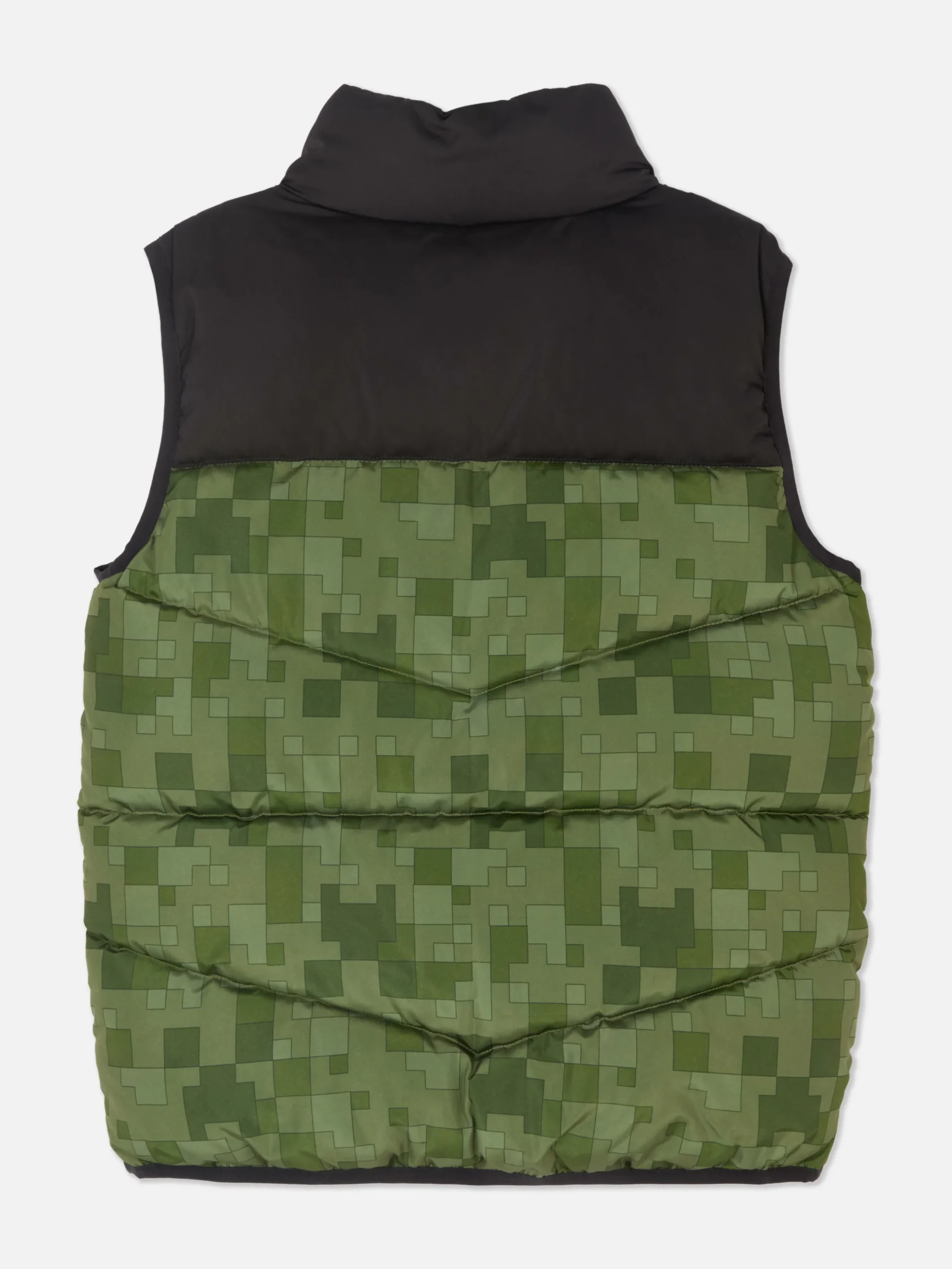 Chaleco Acolchado Con Cremallera De Minecraft
