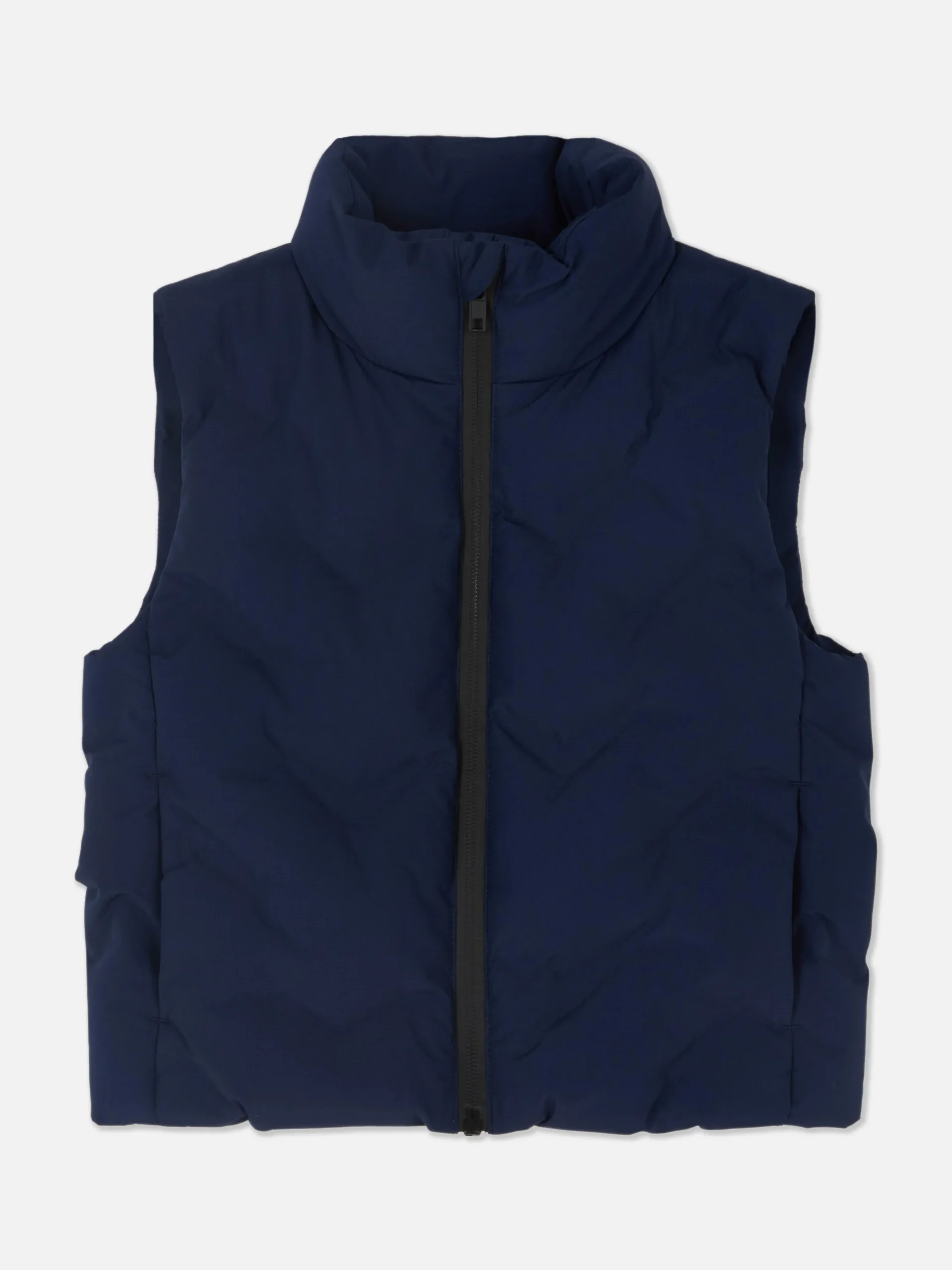 Chaleco Con Cuello Chimenea