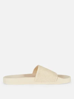 Chanclas De Piscina Con Tira De Ganchillo