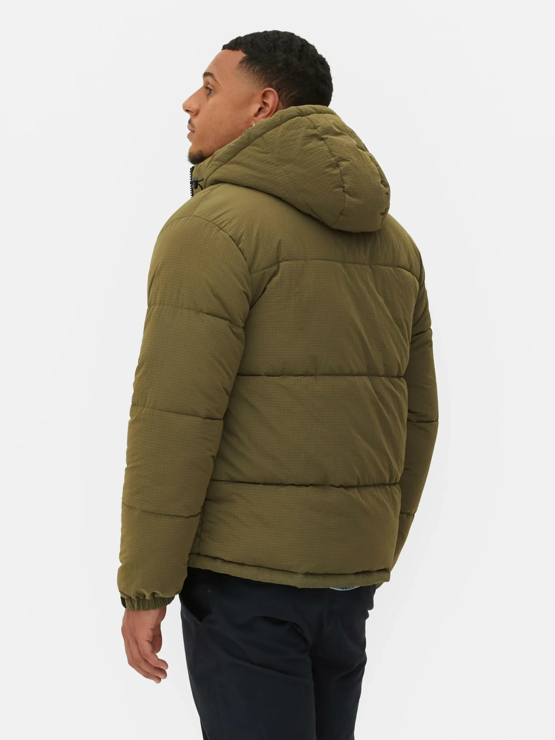 Chaqueta Acolchada A Cuadros