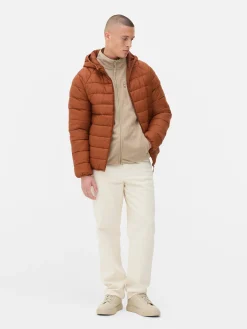 Chaqueta Acolchada Con Capucha