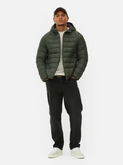 Chaqueta Acolchada Con Capucha