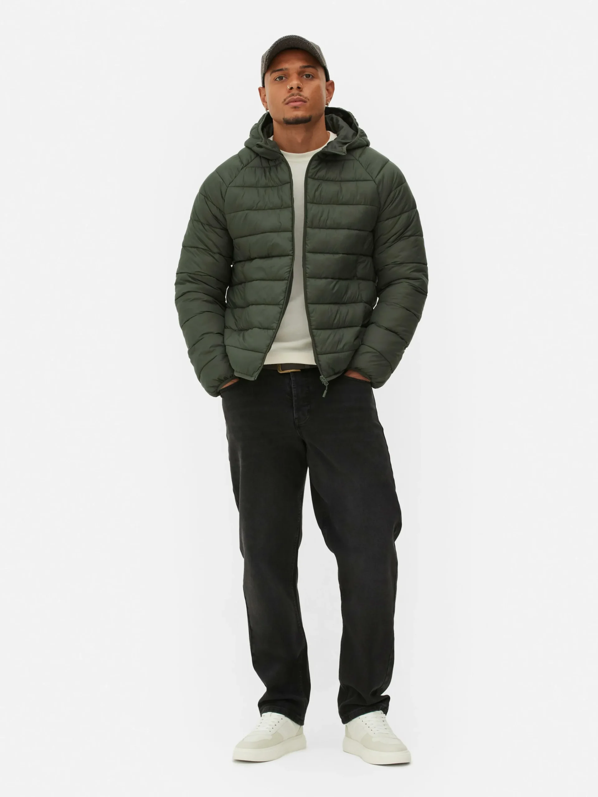 Chaqueta Acolchada Con Capucha