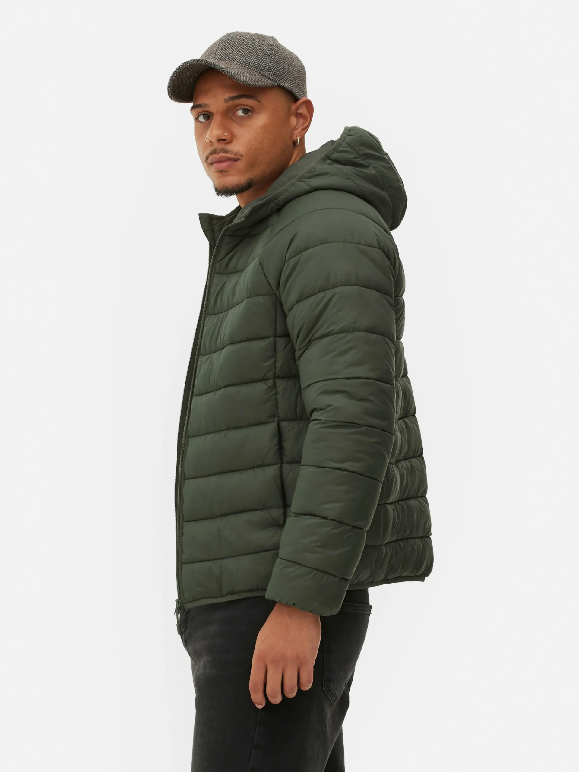 Chaqueta Acolchada Con Capucha