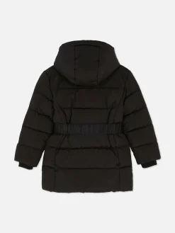Chaqueta Acolchada Con Cinturón