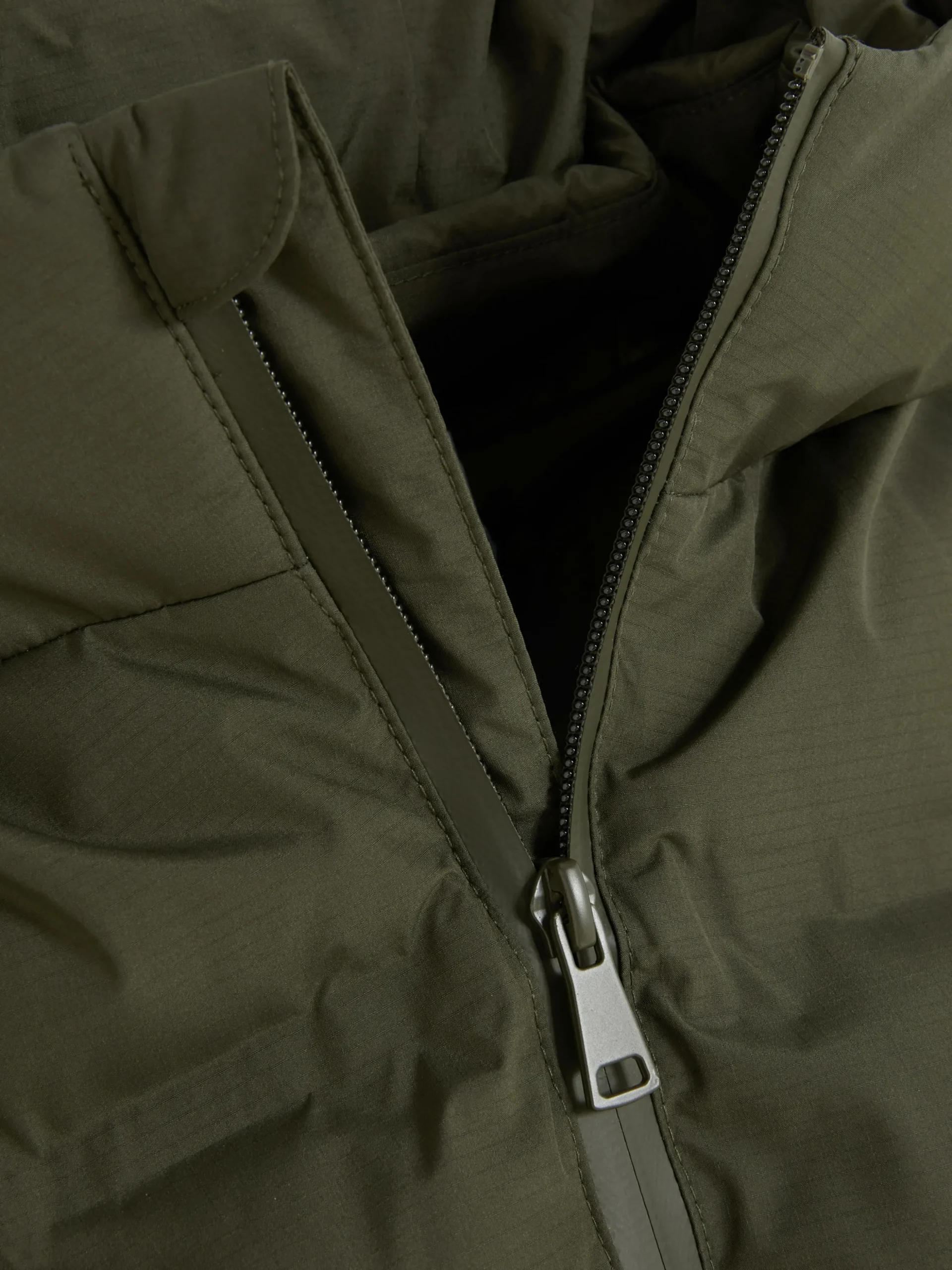Chaqueta Acolchada Con Cremallera