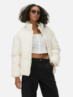 Chaqueta Acolchada De Cuello Alto