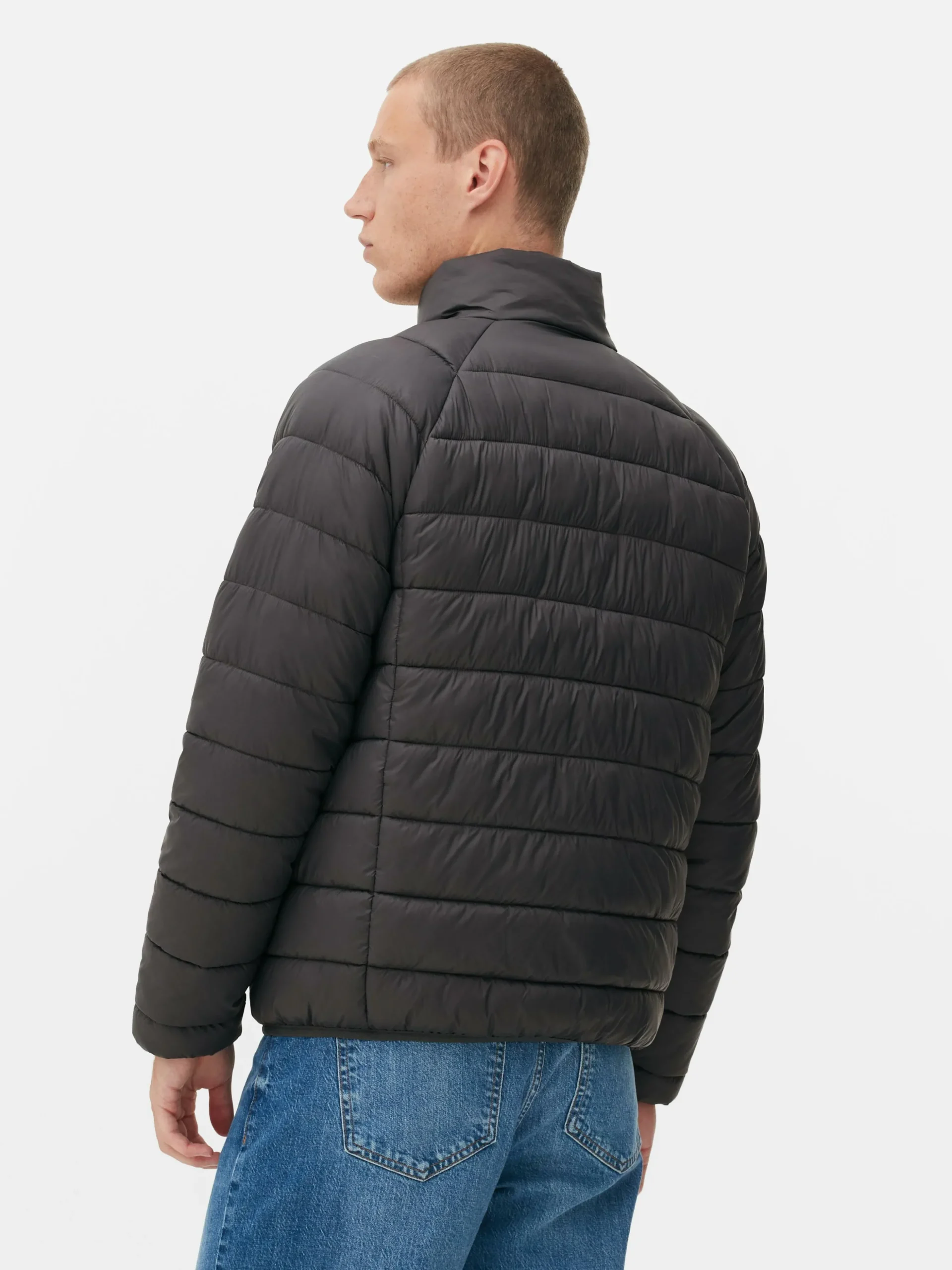 Chaqueta Acolchada De Cuello Alto