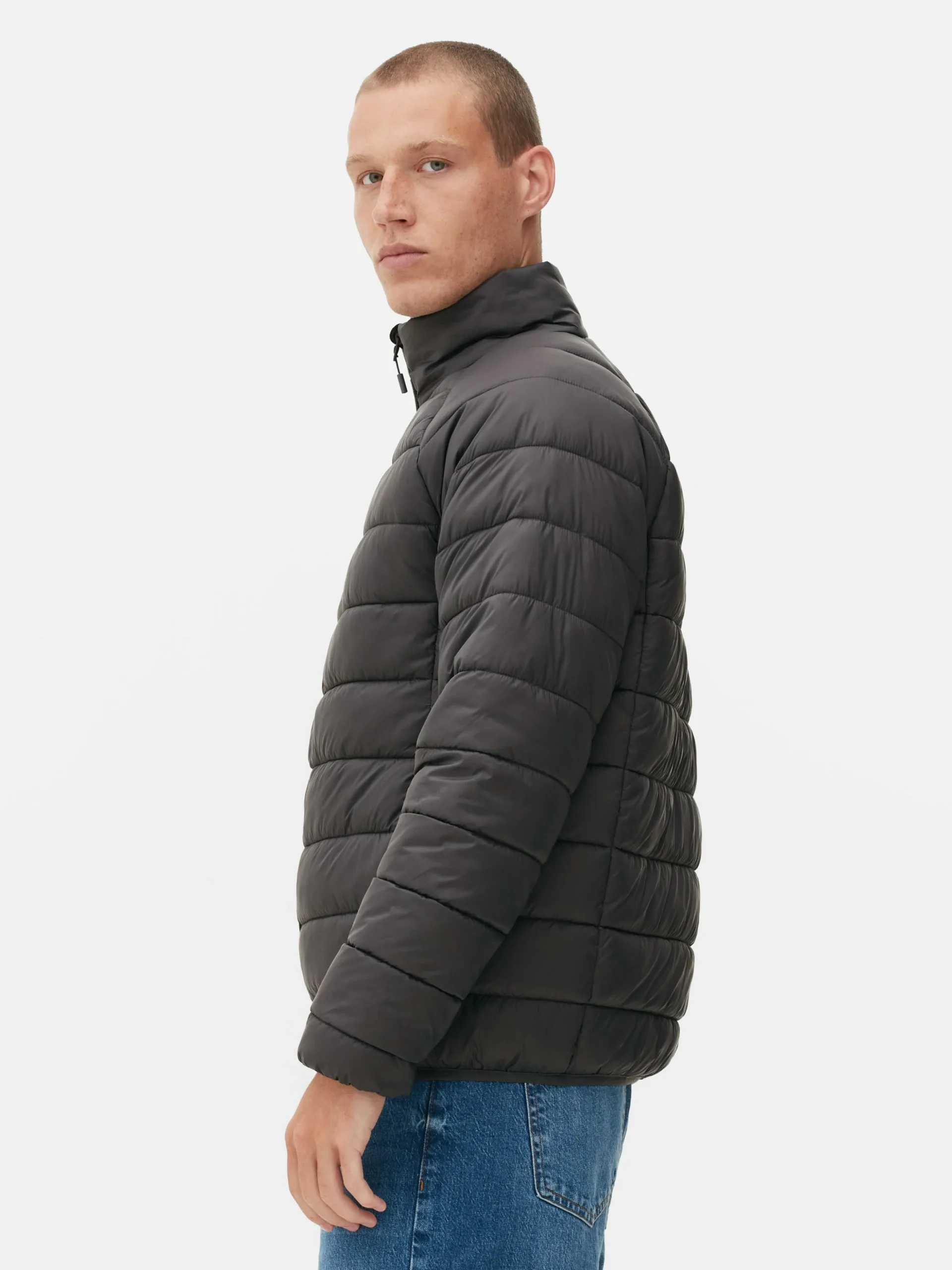 Chaqueta Acolchada De Cuello Alto