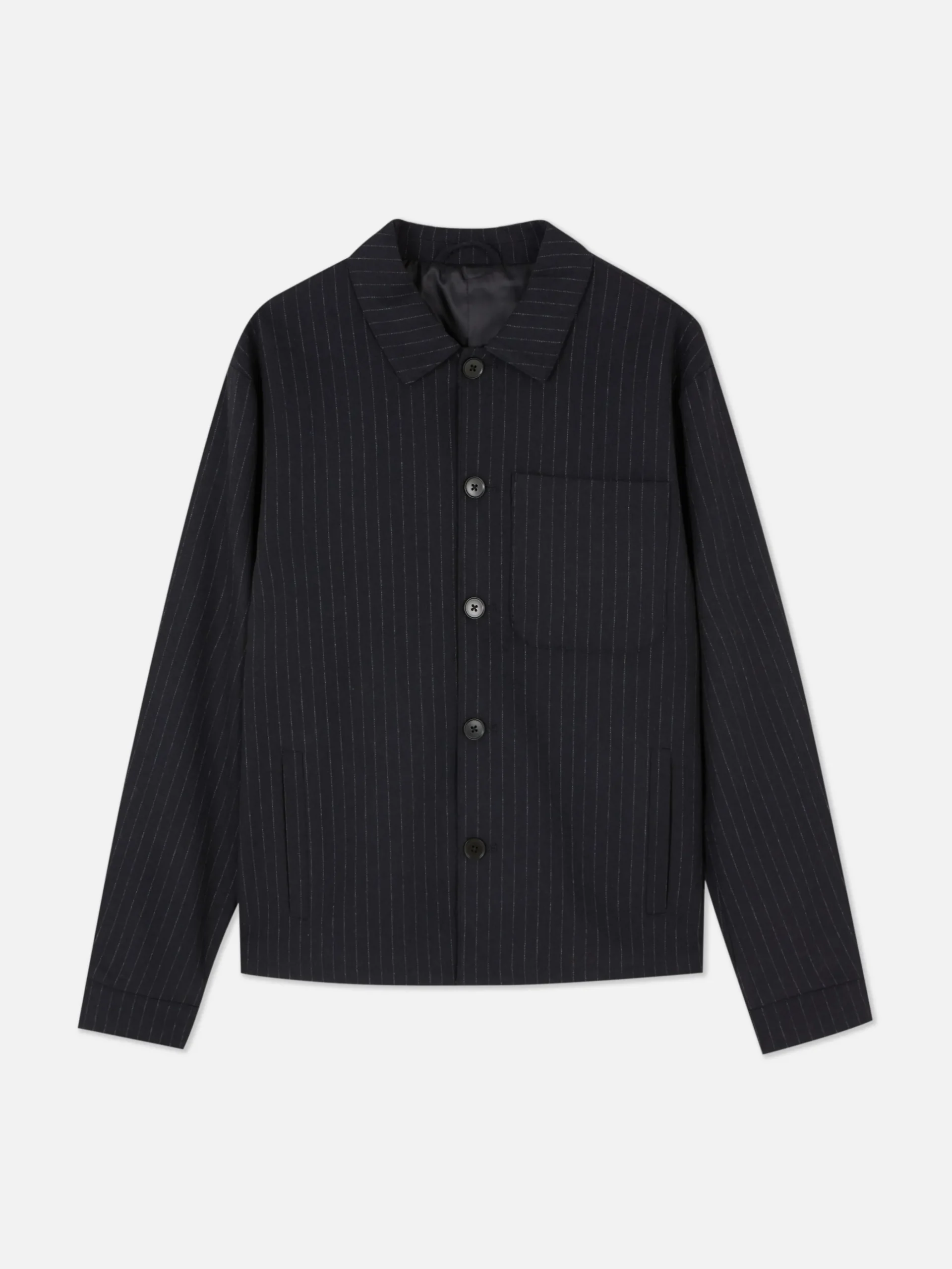 Chaqueta A Rayas Con Botones De Kem