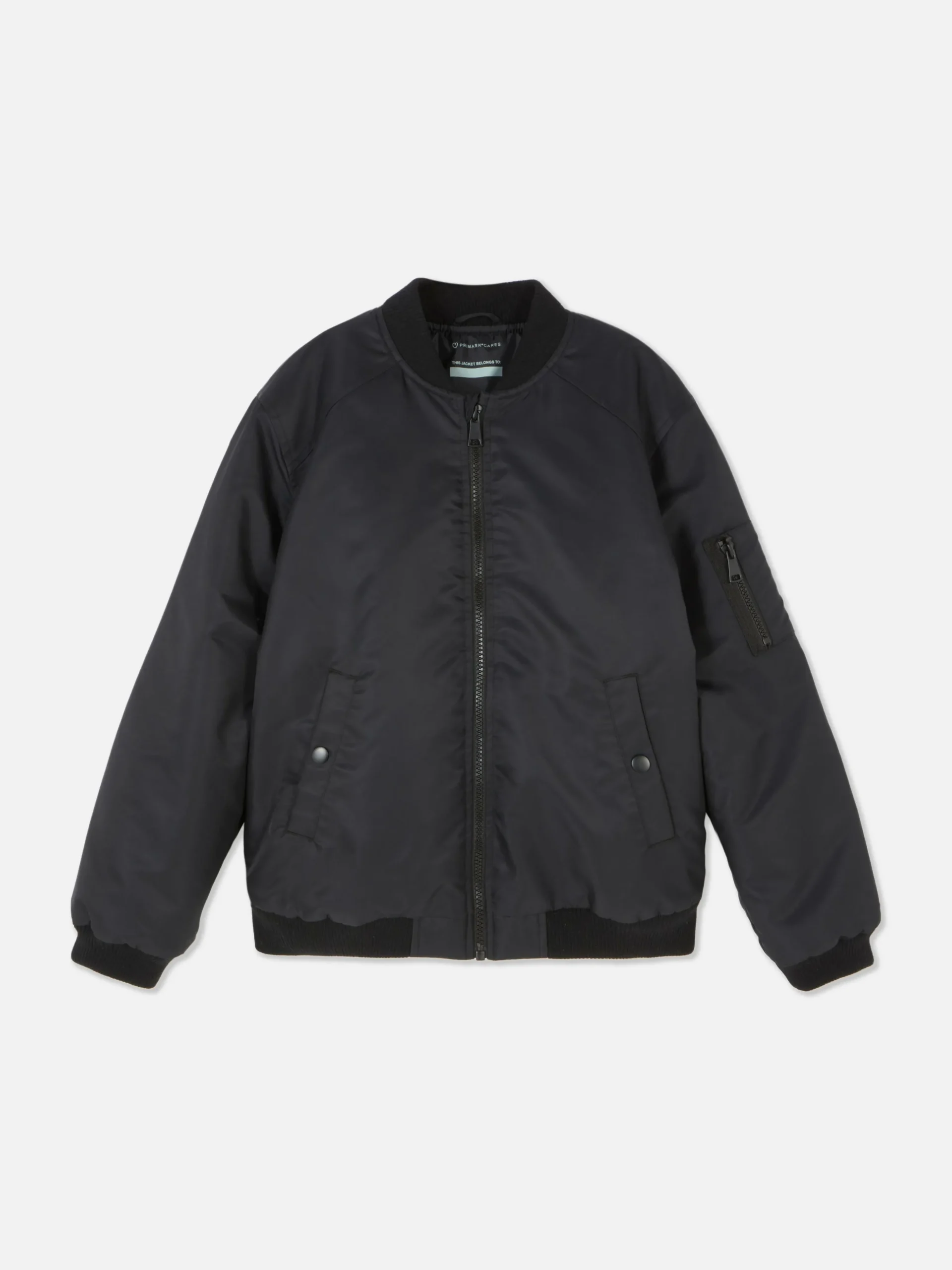 Chaqueta Bómber Con Cremallera
