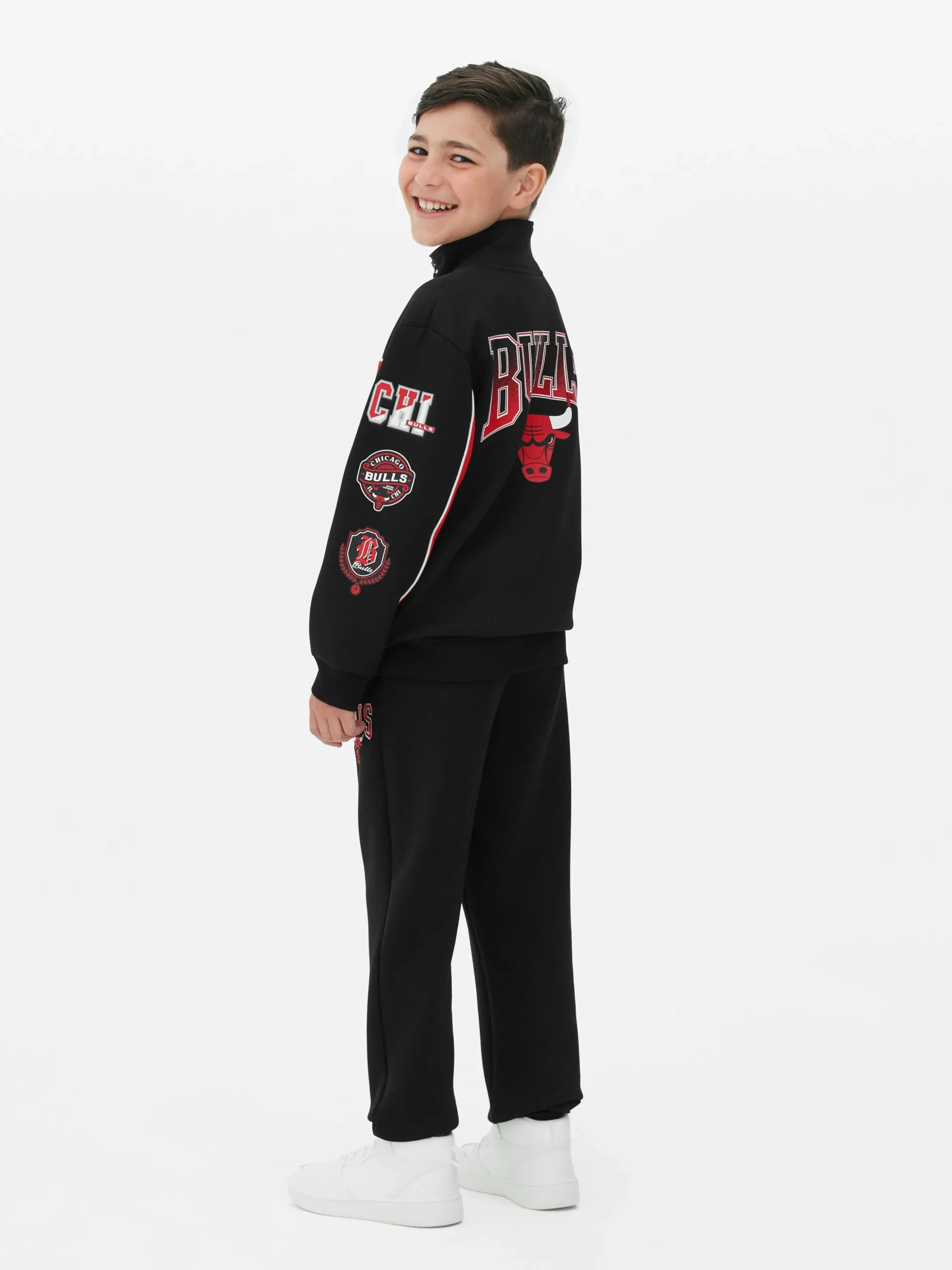 Chaqueta De Cuello Chimenea De Los Chicago Bulls
