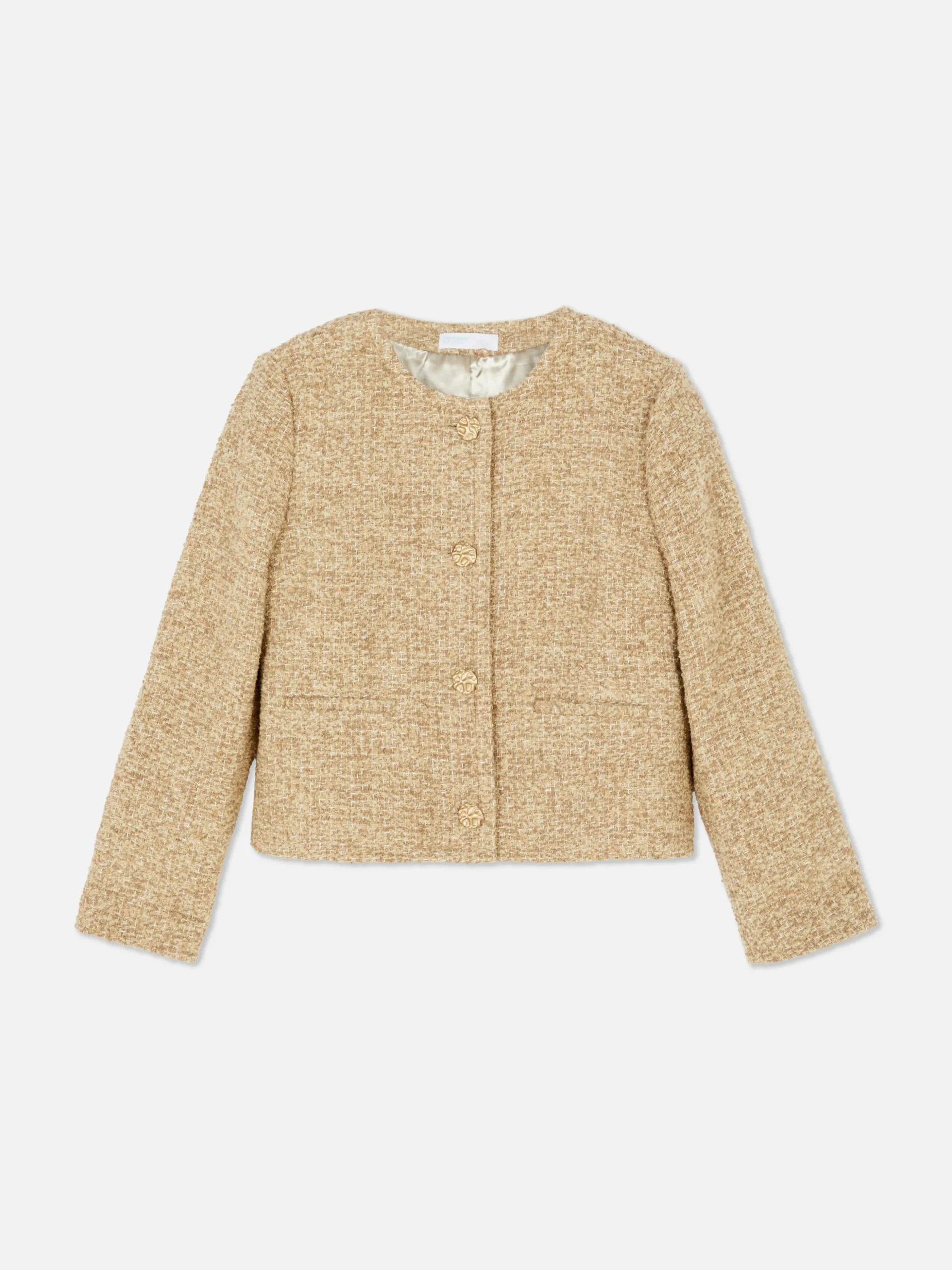 Chaqueta De Punto Rizado