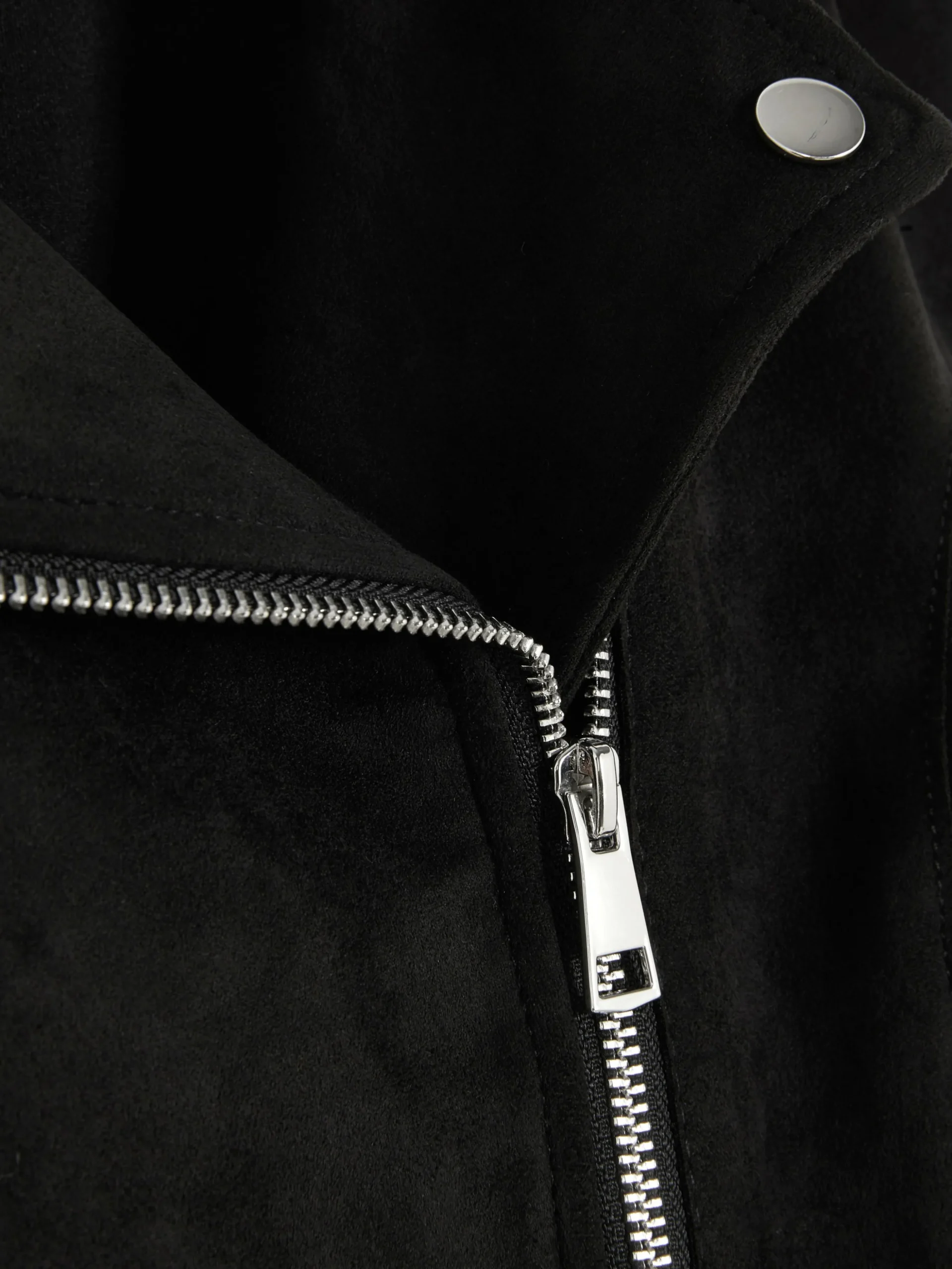 Chaqueta Motera De Antelina