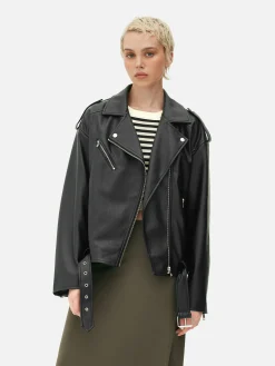 Chaqueta Motera Texturizada