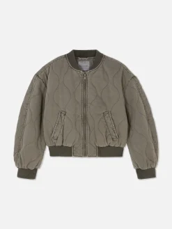 Chaqueta Tipo Bómber Acolchada