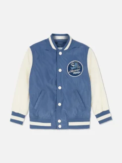 Chaqueta Universitaria Con Dinosaurio
