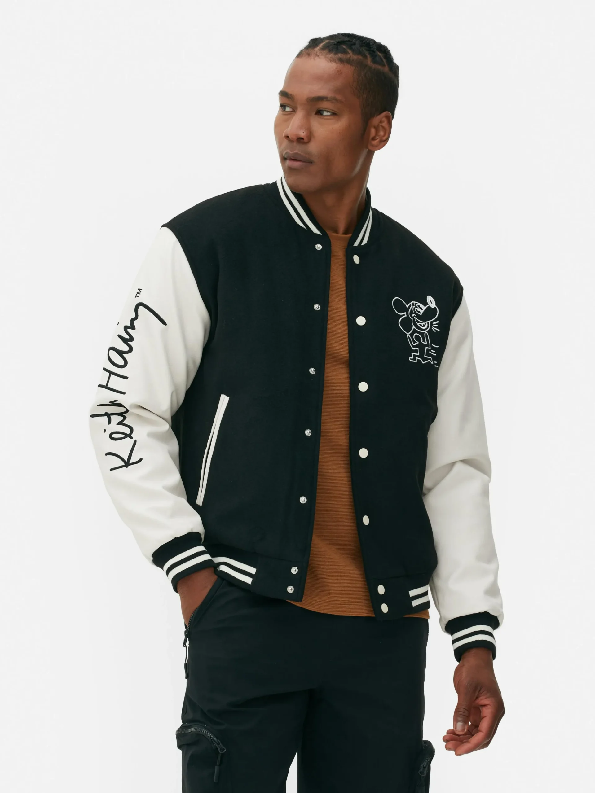 Chaqueta Universitaria De Keith Haring Para Disney