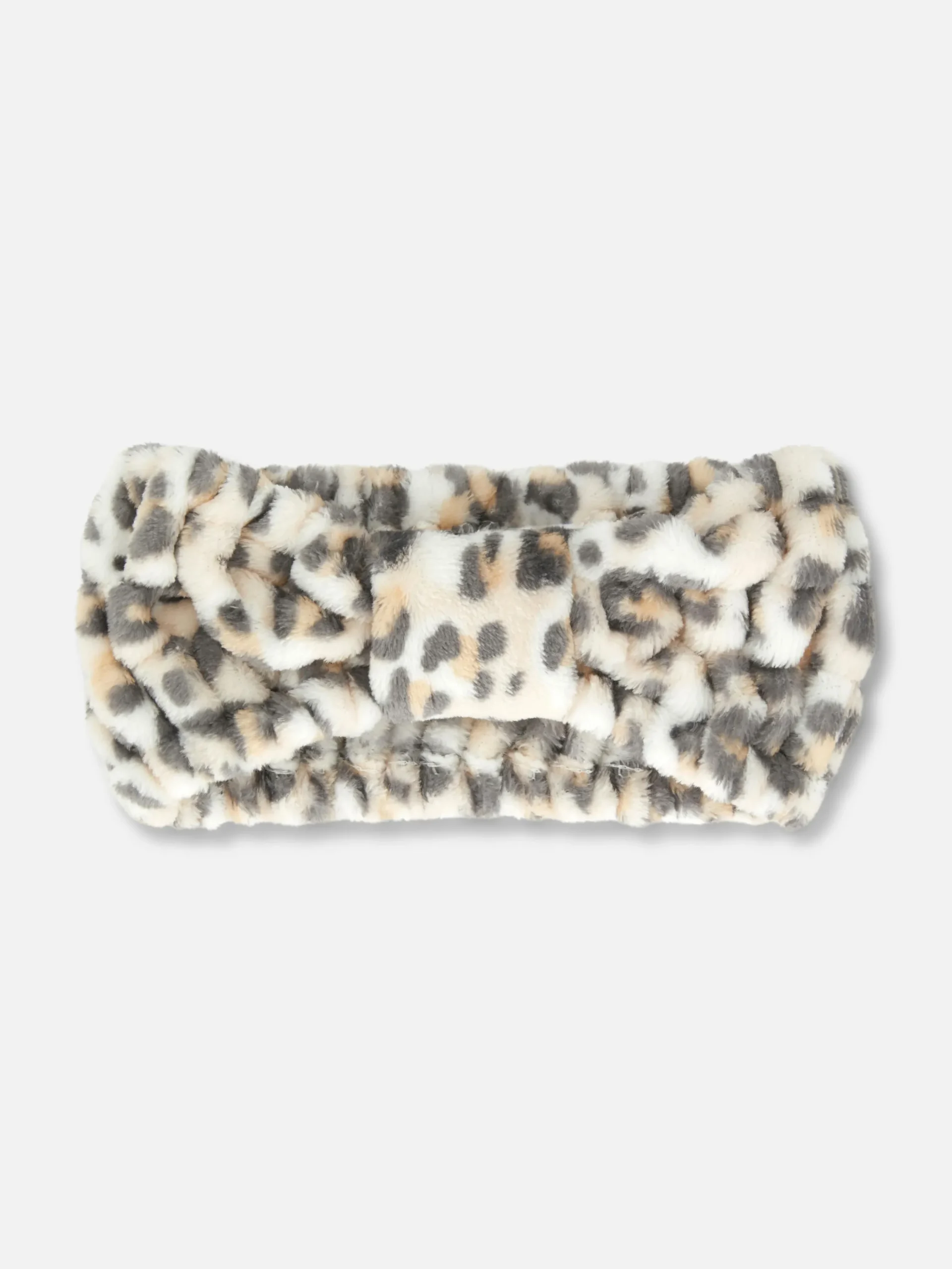 Cinta Del Pelo Con Nudo Y Estampado De Leopardo