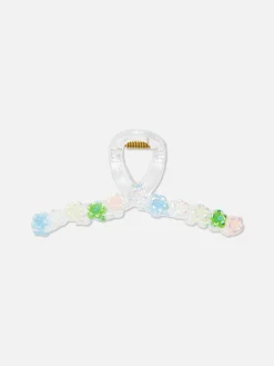 Clip Para El Pelo Con Detalle De Lazo Y Flores