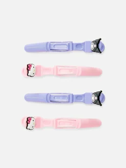 Clips Para El Cabello De Hello Kitty Y Kuromi