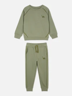 Conjunto De Sudadera Y Joggers De Dinosaurios